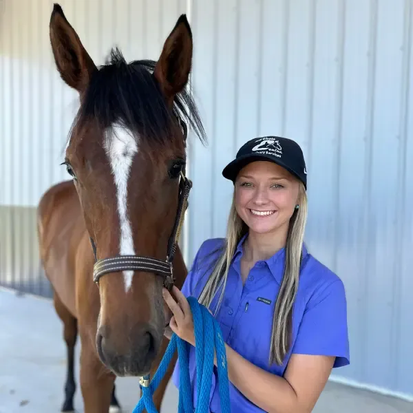 Darby Toole, veterinary assistant at Full Circle Equine.